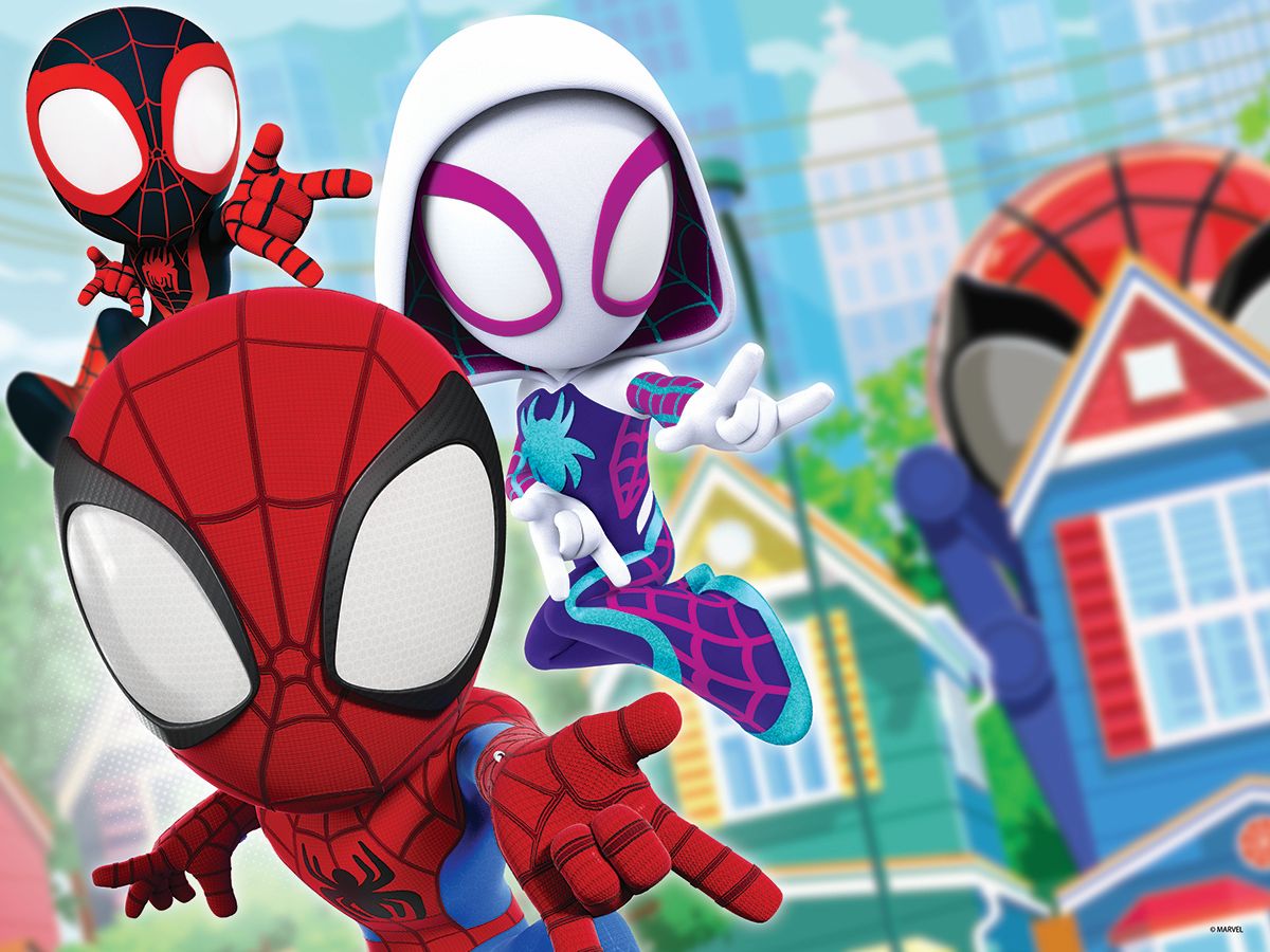 Marvel Spider-Man Spidey & His Amazing Friends 200pc | Prime 3D Lenticular Jigsaw Puzzle | 32668 24x18" |