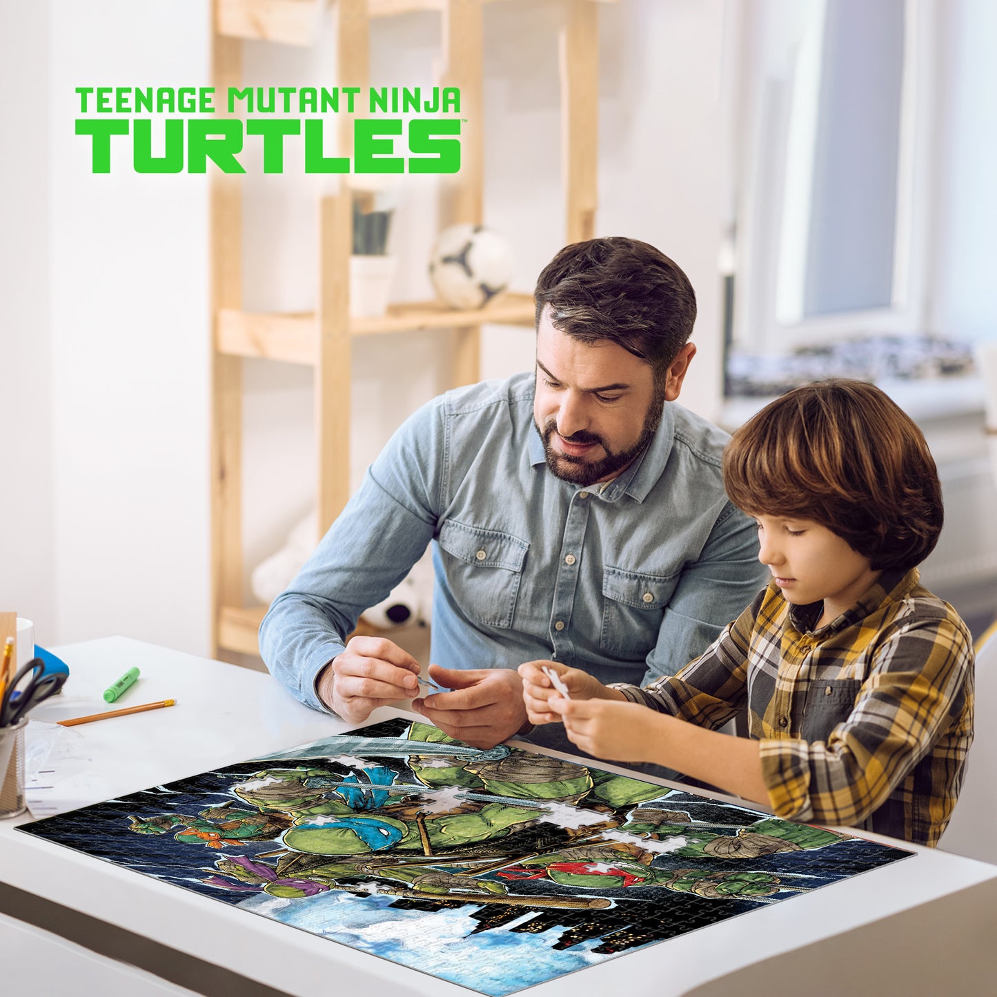 Nickelodeon Teenage Mutant Ninja Turtles 500pc | Prime 3D Lenticular Jigsaw Puzzle | 24x18" | 32721