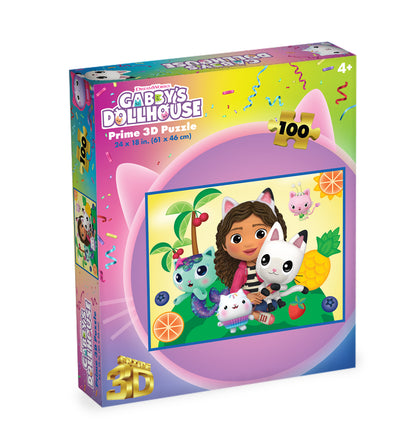 Puzzle au sol 100 pièces Gabby et la Maison Magique Universal pour enfants | Donnez vie au monde magique de Gabby | 61 x 46 cm | 32761