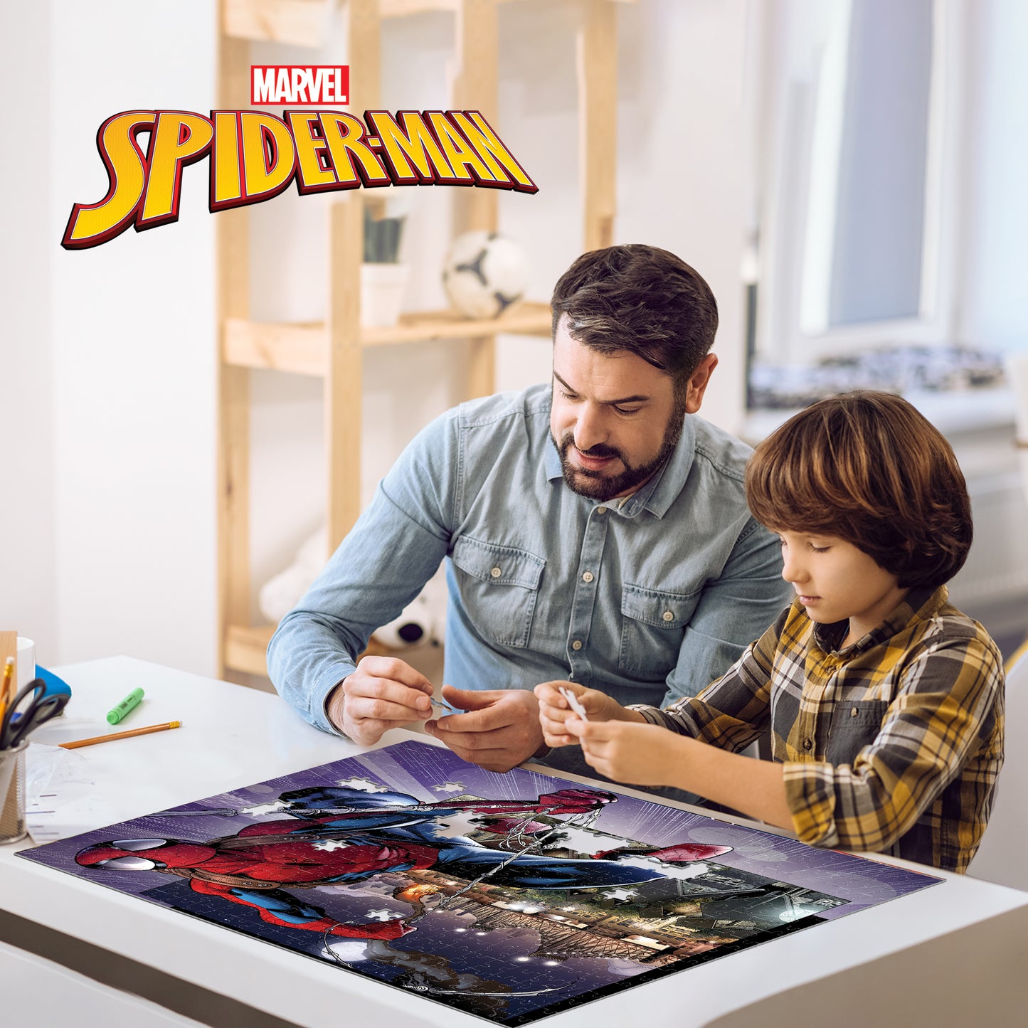 Marvel Universe Spider-Man 500pc | Prime 3D Lenticular Jigsaw Puzzle | 24x18" | 32849