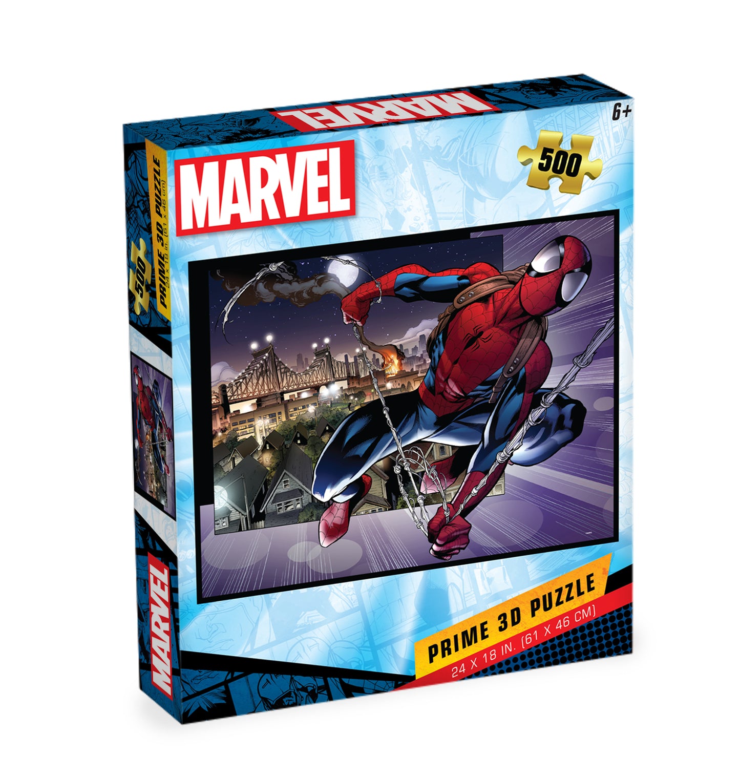Marvel Universe Spider-Man 500pc | Prime 3D Lenticular Jigsaw Puzzle | 24x18" | 32849