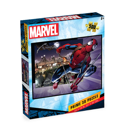 Marvel Universe Spider-Man 500pc | Prime 3D Lenticular Jigsaw Puzzle | 24x18" | 32849