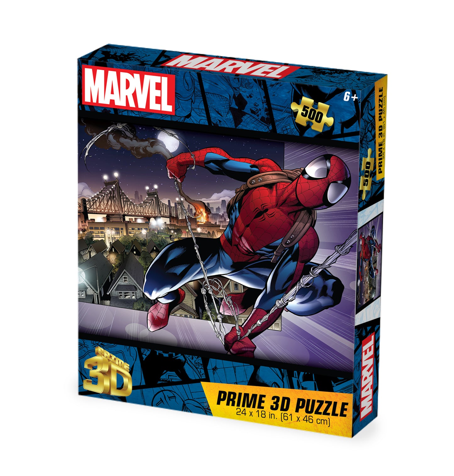 Marvel Universe Spider-Man 500pc | Prime 3D Lenticular Jigsaw Puzzle | 24x18" | 32849