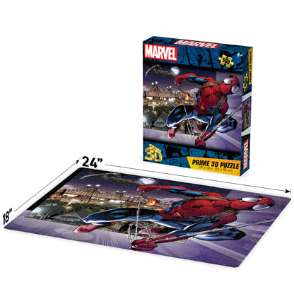 Marvel Universe Spider-Man 500pc | Prime 3D Lenticular Jigsaw Puzzle | 24x18" | 32849