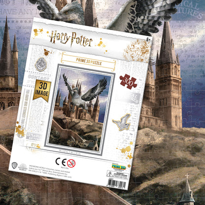 Puzzle 3D Harry Potter Buck l'Hippogriffe dans sa boîte en métal (300 pièces) | Une construction magique digne de Poudlard | 33007