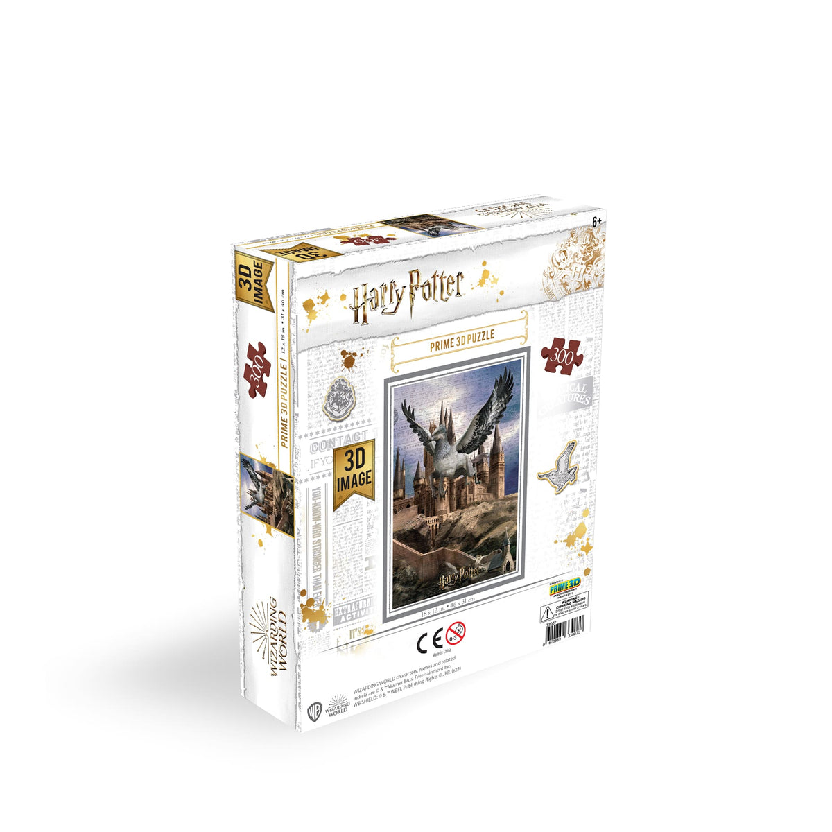 Puzzle 3D Harry Potter Buck l'Hippogriffe dans sa boîte en métal (300 pièces) | Une construction magique digne de Poudlard | 33007