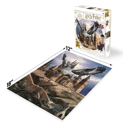 Puzzle 3D Harry Potter Buck l'Hippogriffe dans sa boîte en métal (300 pièces) | Une construction magique digne de Poudlard | 33007