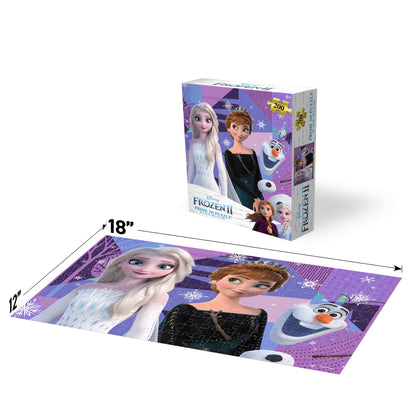 Puzzle 3D La Reine des neiges 200 pièces 33031 – Lenticulaire Anna, Elsa et Olaf | Prime3D 46 x 31 cm | 1Di Canada