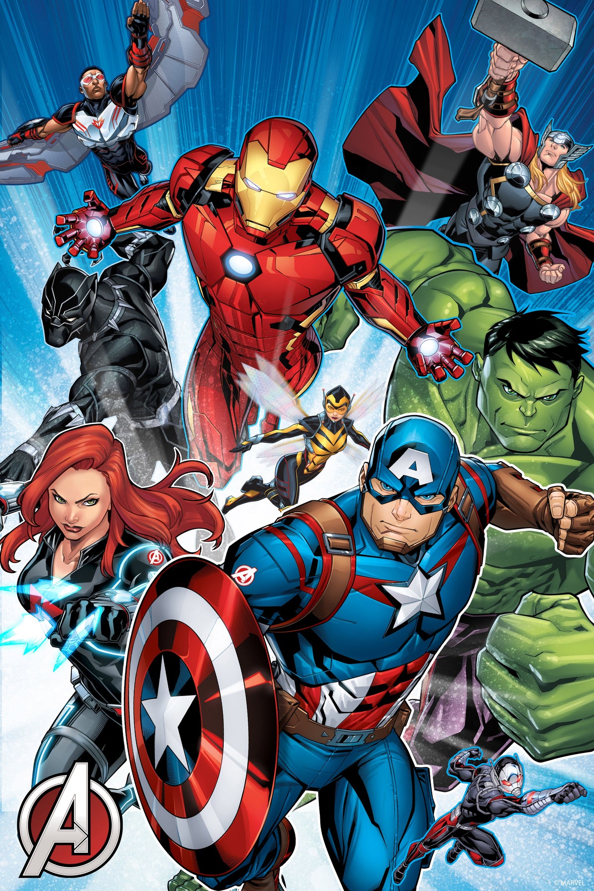 Puzzle 3D Avengers Prime (200 pièces, 45,7 cm × 30,5 cm) | Avengers... Assemblez les pièces ! | 33032