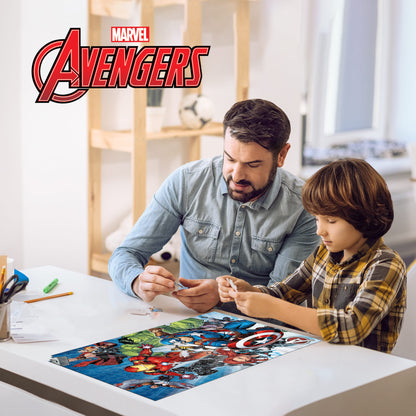 Puzzle 3D Avengers Prime (200 pièces, 45,7 cm × 30,5 cm) | Avengers... Assemblez les pièces ! | 33032