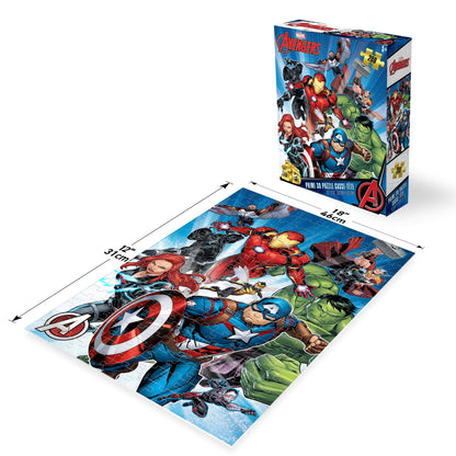 Puzzle 3D Avengers Prime (200 pièces, 45,7 cm × 30,5 cm) | Avengers... Assemblez les pièces ! | 33032