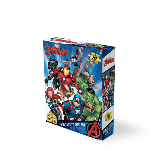 Avengers Prime3D Puzzle (200 Pieces, 18" × 12") | Avengers... Assemble the Pieces! | 33032