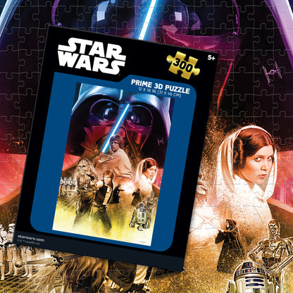Star Wars Classic 300pc | Prime 3D Lenticular Puzzle | 12x18" | 33148