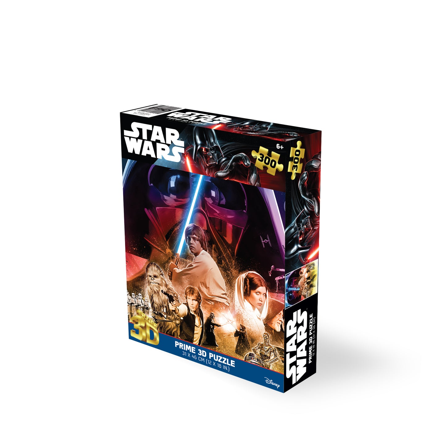Star Wars Classic 300pc | Prime 3D Lenticular Puzzle | 12x18" | 33148