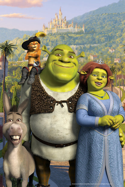 Puzzle 3D lenticulaire Shrek de 63 pièces, « Get Outta My Swamp ! » | Prime 3D | 45,7 x 30,5 cm | 33387