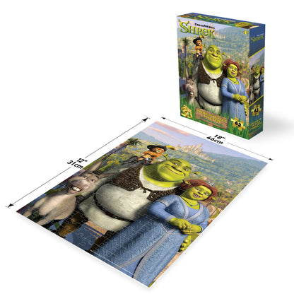 Puzzle 3D lenticulaire Shrek de 63 pièces, « Get Outta My Swamp ! » | Prime 3D | 45,7 x 30,5 cm | 33387