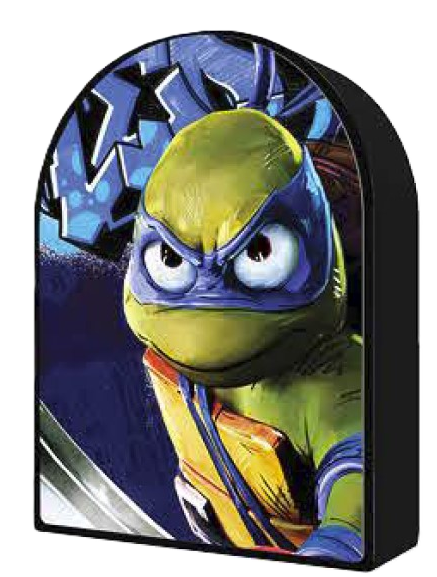 Teenage Mutant Ninja Turtles Leonardo 300pc | Collectible Shaped Tin | Prime 3D Lenticular Puzzle | 18x12" | 35637