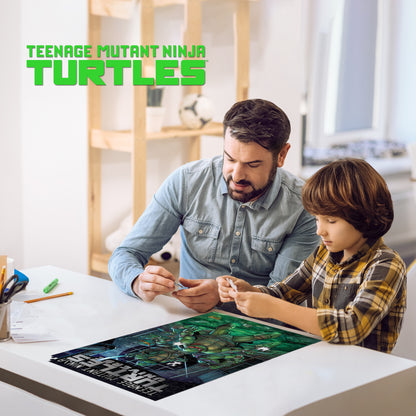 TMNT Prime3D Lenticular Puzzle (300 Pieces) | Cowabunga Comes to Life | 35642