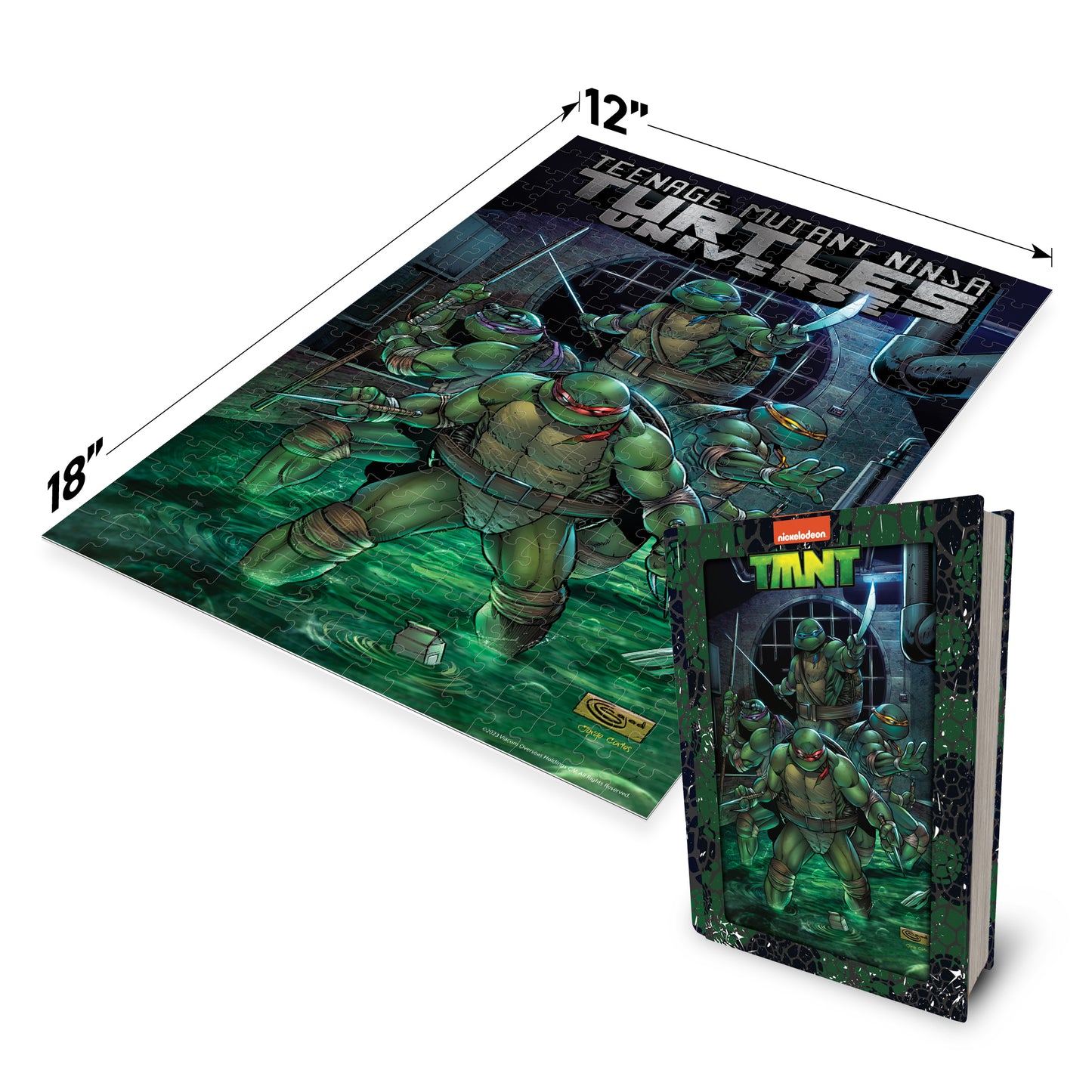 TMNT Prime3D Lenticular Puzzle (300 Pieces) | Cowabunga Comes to Life | 35642
