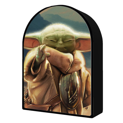 Star Wars The Mandalorian & Grogu 300pc | Collectible Shaped Tin | Prime 3D Lenticular Jigsaw Puzzle | 18x12" | 35766