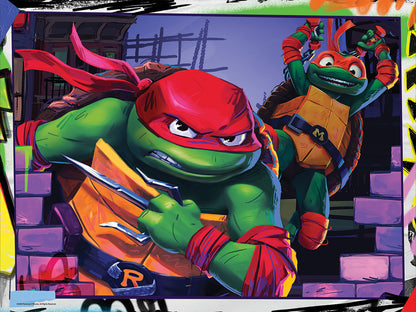 Teenage Mutant Ninja Turtles 3D/2D Nickelodeon 300 Piece 3D Lenticular Puzzle | Cowabunga Starts Here | 24x18" | 37540