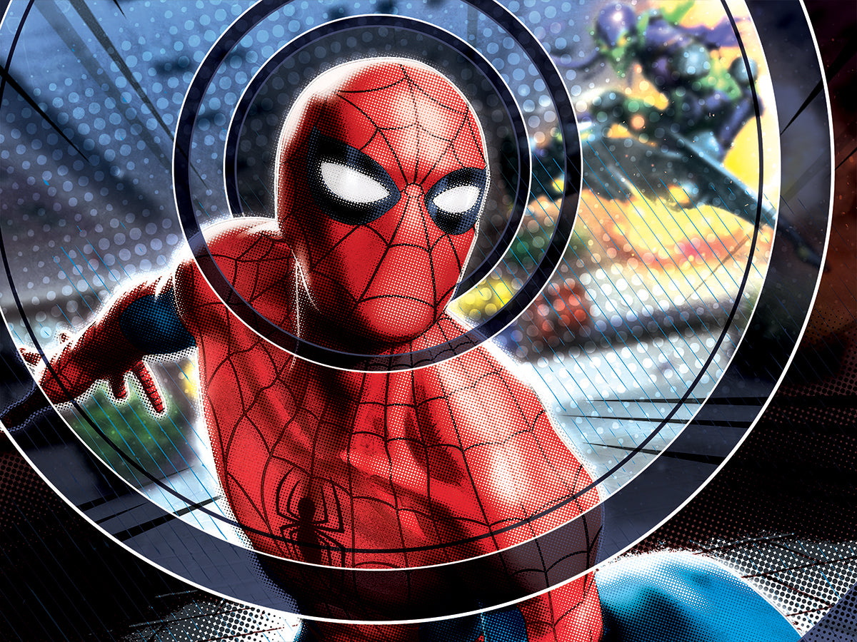 Puzzle 3D/2D Marvel Spider-Man 500 pièces | Puzzle lenticulaire Prime 3D | Lance, capture, résous, sauve la ville | 61 x 46 cm | 37541