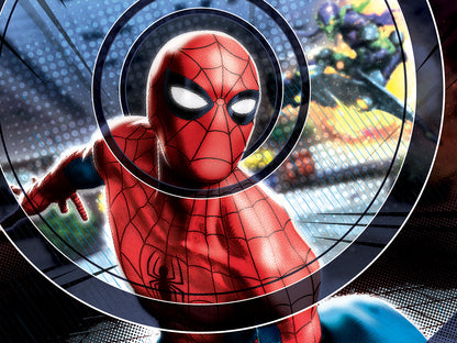 Puzzle 3D/2D Marvel Spider-Man 500 pièces | Puzzle lenticulaire Prime 3D | Lance, capture, résous, sauve la ville | 61 x 46 cm | 37541