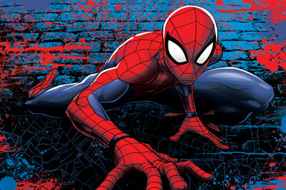 Puzzle 3D lenticulaire Marvel Spider-Man 3D/2D de 200 pièces pour enfants | Petit héros, grande toile | 30 x 46 cm | 37552