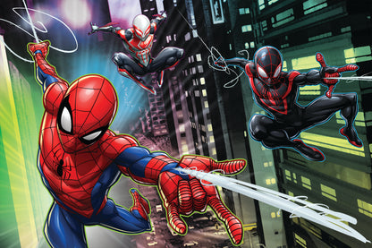 Puzzle 3D lenticulaire Marvel Spider-Man 3D/2D de 200 pièces pour enfants | Petit héros, grande toile | 30 x 46 cm | 37552
