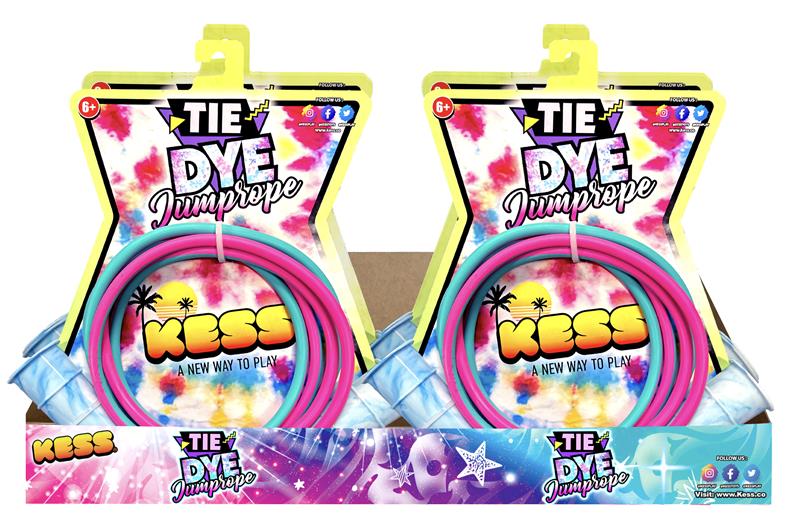 386-PDQ | Kess Tie Dye Jump Rope (12pc PDQ)