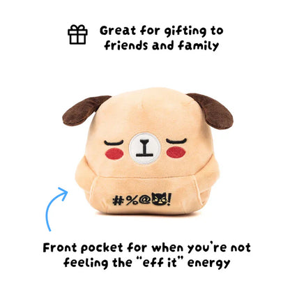 Eff-It Friends Kai Dog Plush 5.5", The Plush That Says It for You | Eff-It Friends | R-TY-PLSH-0004