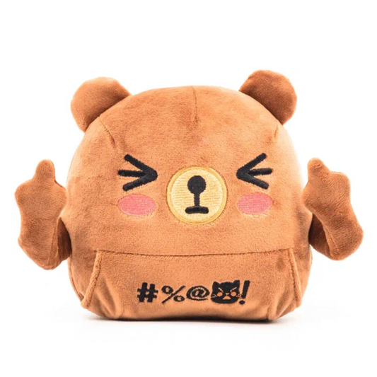 Eff-It Friends Bernard Bear Plush 5.5", Stressed Never Looked So Cute | Eff-It Friends | R-TY-PLSH-0003