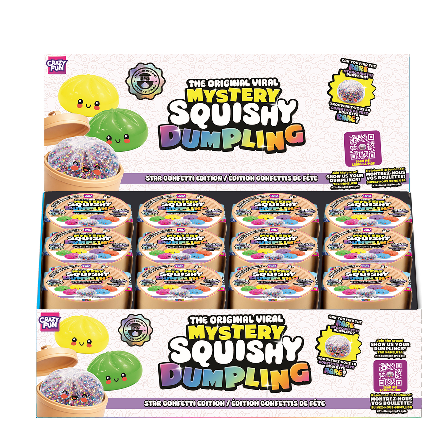 Mystery Squishy Dumpling  (24/CDU) | RMSUS103-2402