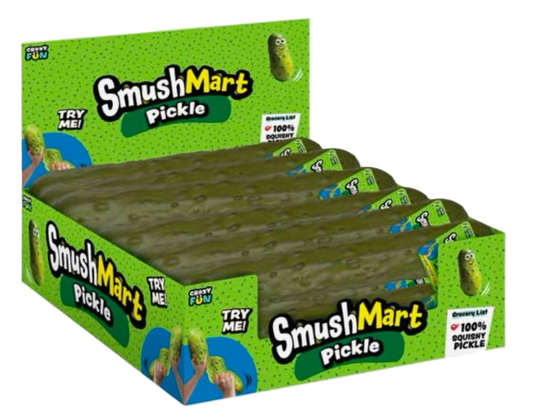 Squishy Pickle 15" - Smush Mart (12/CDU) | RMSUS103-1050