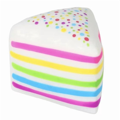 Squishy Fun Fetti Cake Slice - Smush Mart | RMSUS103-1061