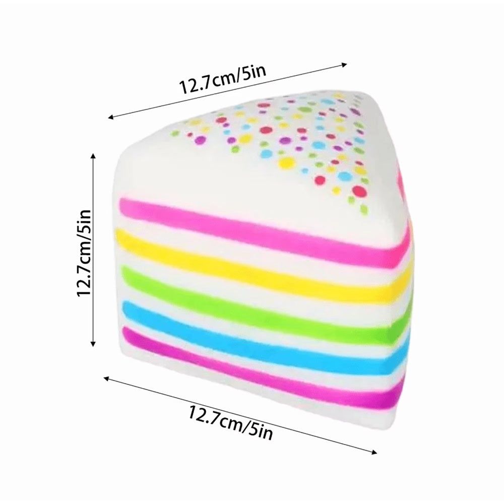 Squishy Fun Fetti Cake Slice - Smush Mart | RMSUS103-1061