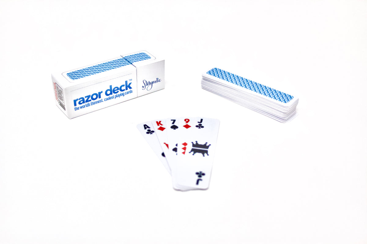 29418 | Razor Deck: The Worlds Thinnest, Coolest Playing Cards (20/CDU)