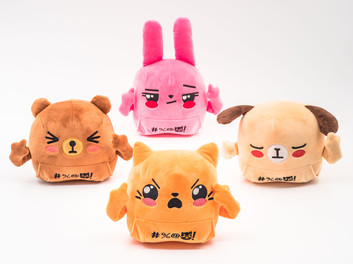 Eff-It Friends Audra Bunny Plush 5.5", Too Cool to Care | Eff-It Friends | R-TY-PLSH-0002