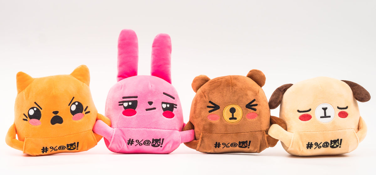 Eff-It Friends Audra Bunny Plush 5.5", Too Cool to Care | Eff-It Friends | R-TY-PLSH-0002