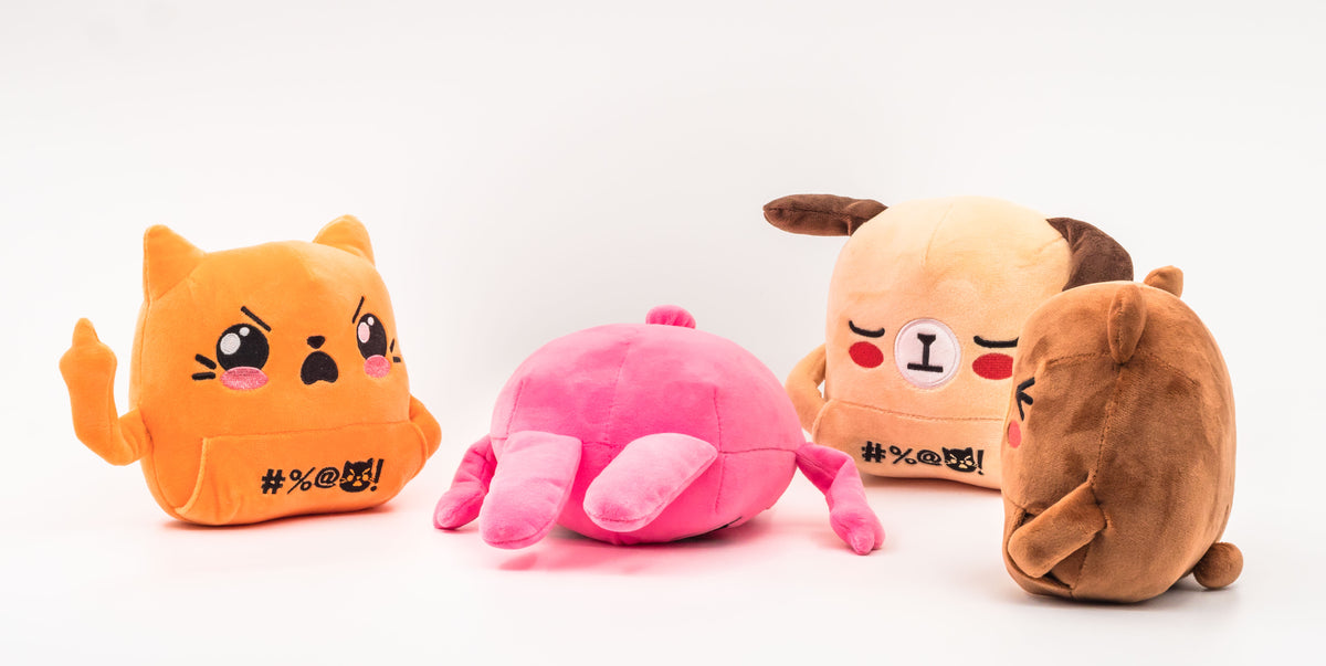 Eff-It Friends Audra Bunny Plush 5.5", Too Cool to Care | Eff-It Friends | R-TY-PLSH-0002