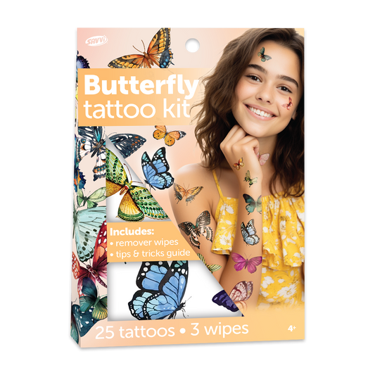 33740 | Savvi Temporary Tattoos - Butterfly Tattoo Gable Box