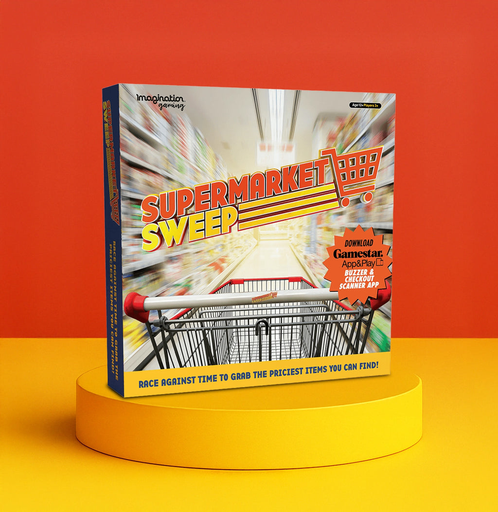 Supermarket Sweep Board Game – Action-Packed Shopping Fun for 2–4 Players