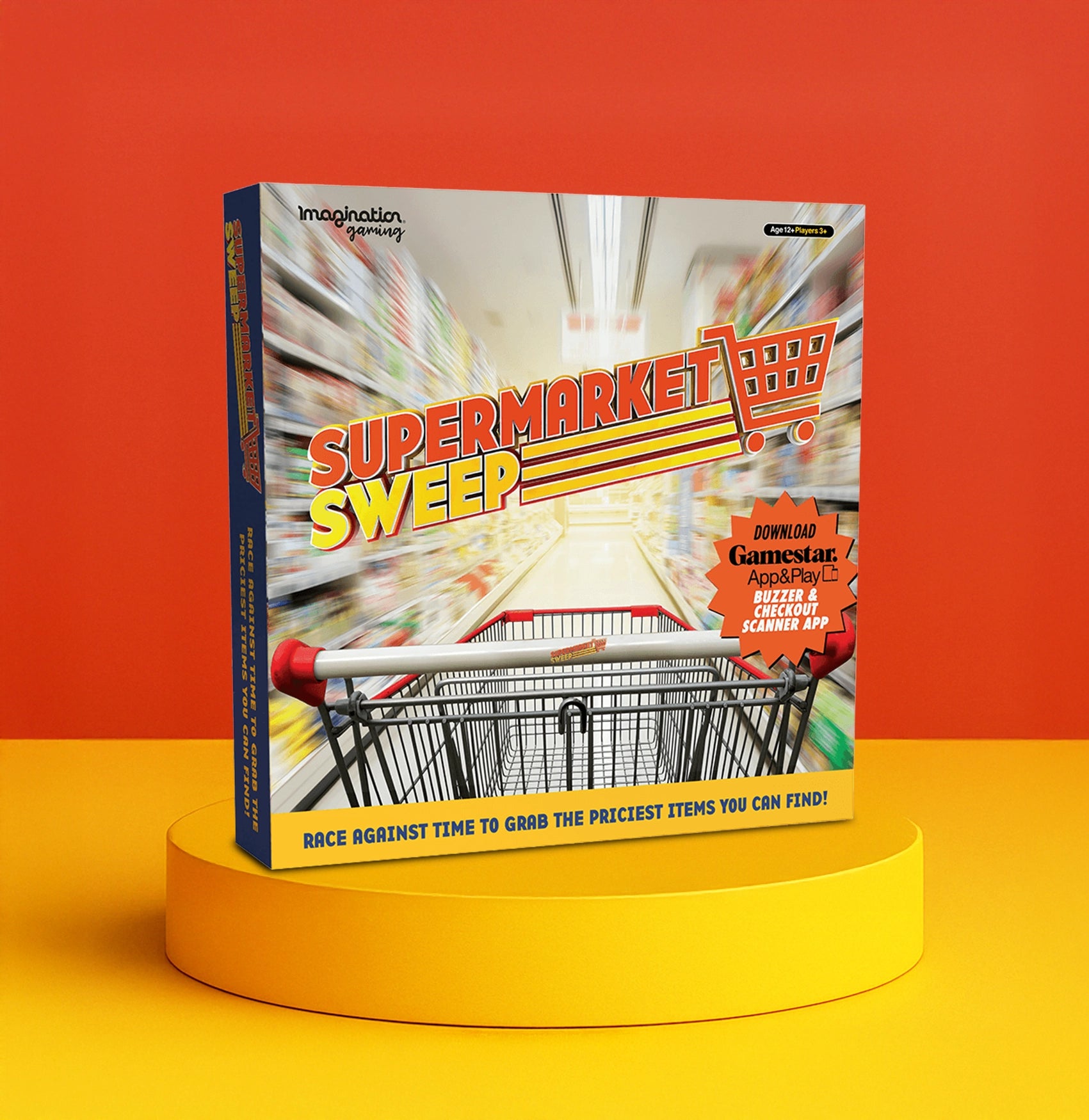 Supermarket Sweep Board Game – Action-Packed Shopping Fun for 2–4 Players