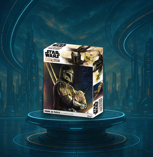 32639 | The Mandalorian Star Wars Prime 3D Jigsaw Puzzle 32639 500pc 24x18"