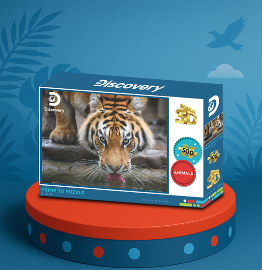 Tiger Discovery 3D Jigsaw Puzzle 10472 500pc  24x18"