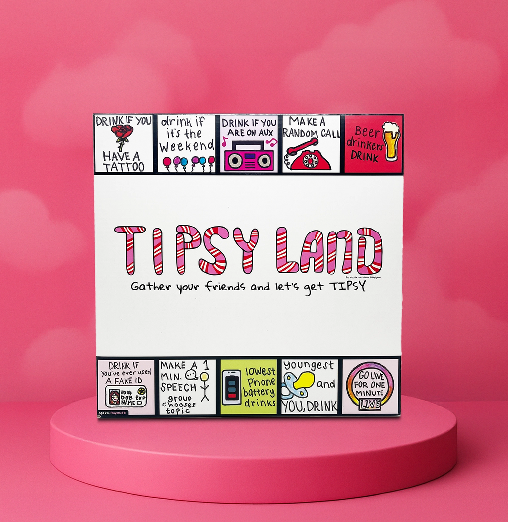 Tipsy Land – Adult Party Board Game with Dares, Drinks & Challenges