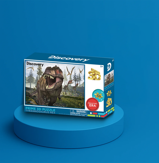 Tyrannosaurus Rex Discovery 3D Jigsaw Puzzle 10568 100pc 12x9"