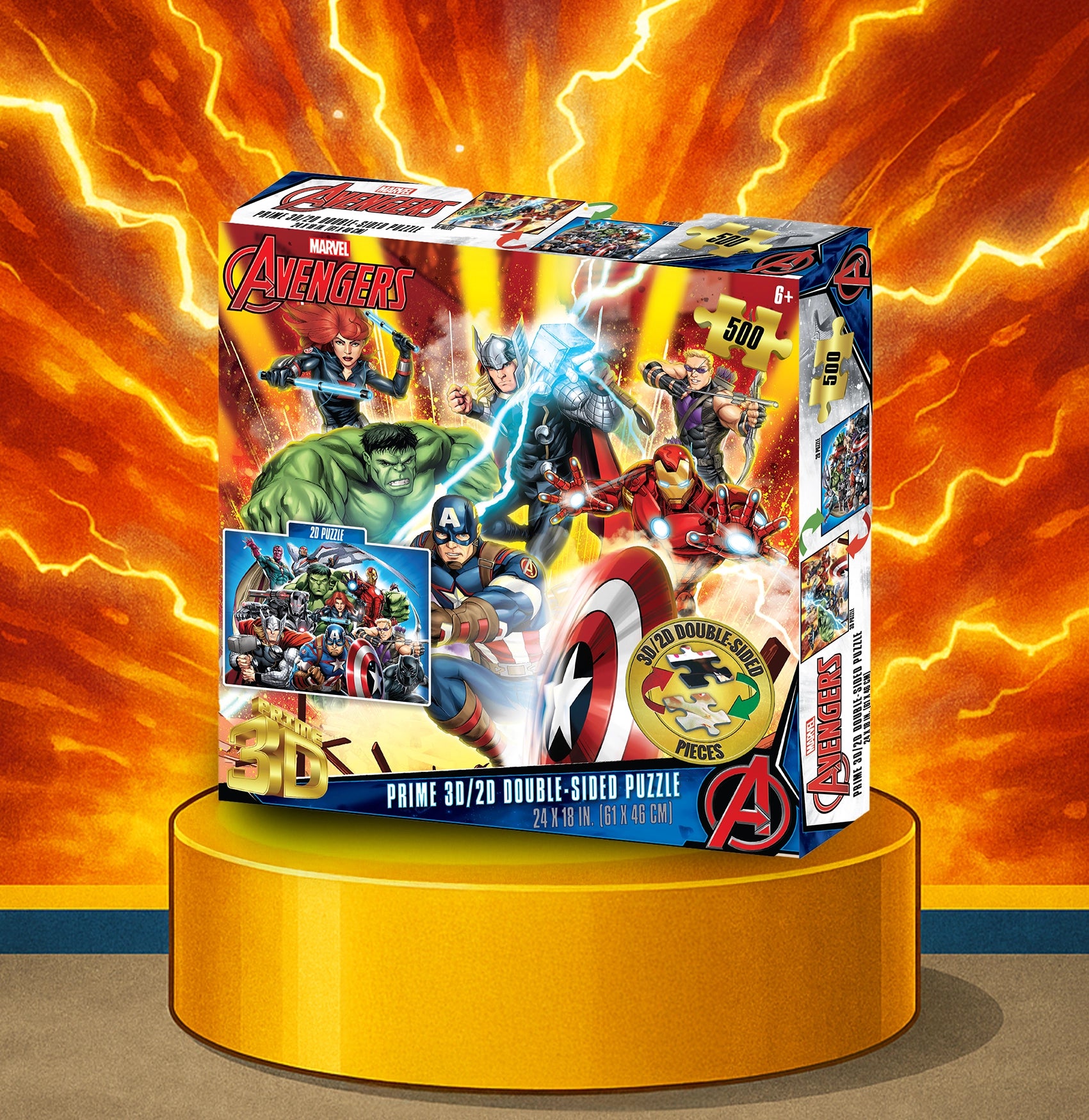 Marvel Avengers 3D Puzzle – Lenticular Edition