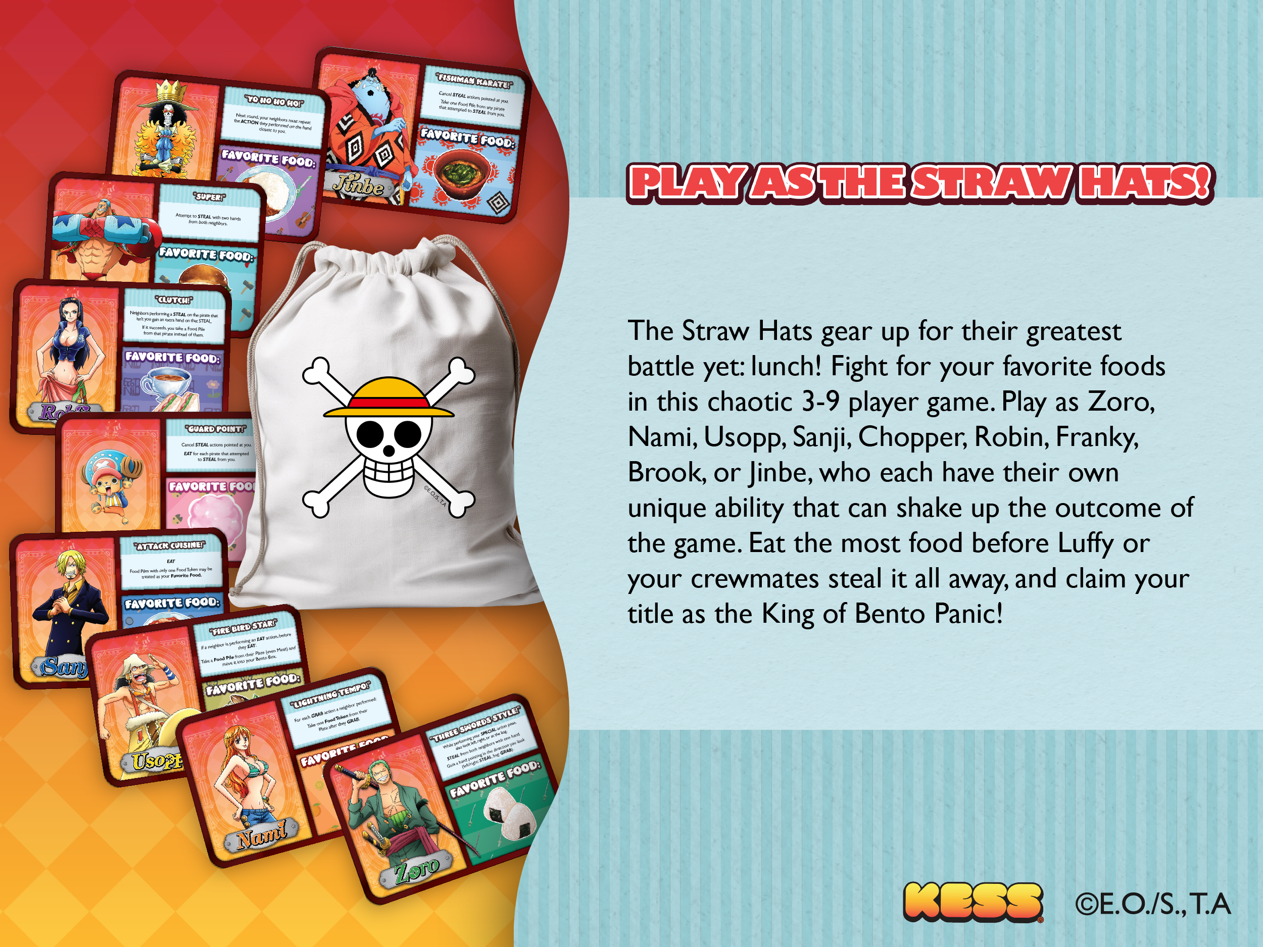 One Piece – Luffy's Bento Panic Board Game