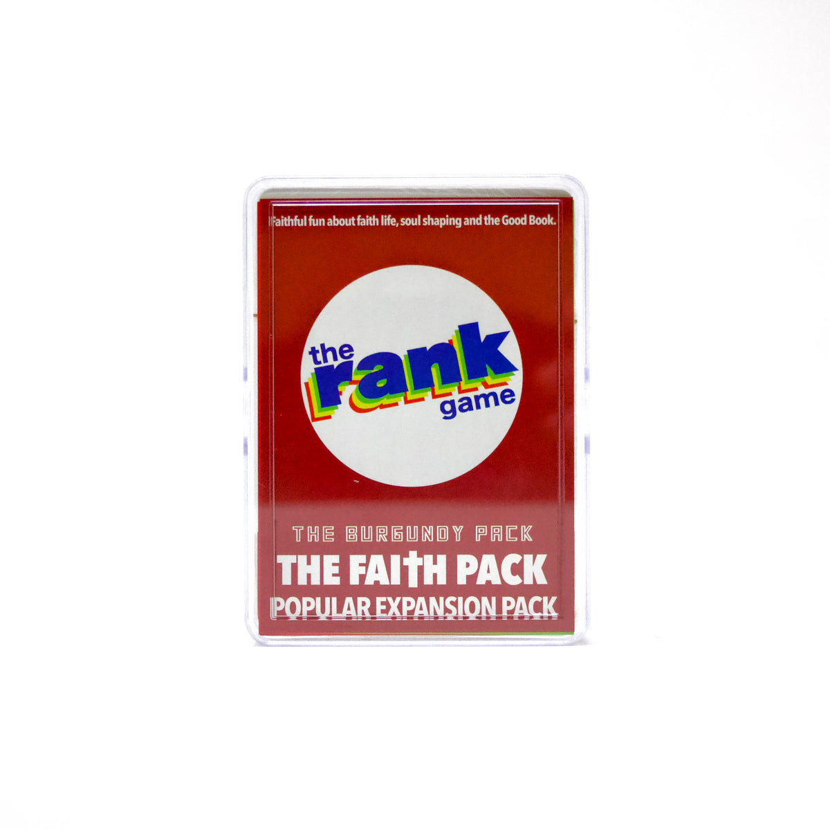 29408 | Faith Pack: The Rank Game Burgundy Expansion Pack